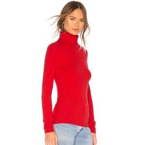 Sanctuary Turtleneck Waffle Knit Sweater Top Red XS NEW